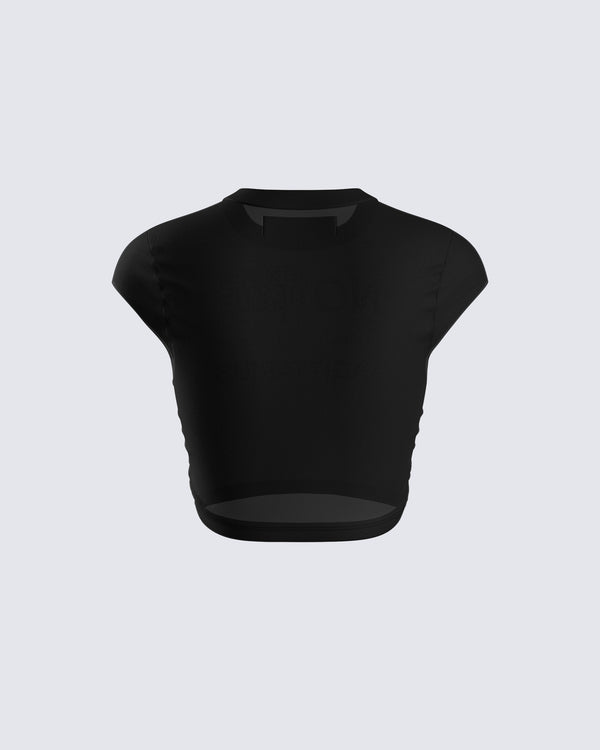 Finesse Naja Black Sagittarius Graphic Top