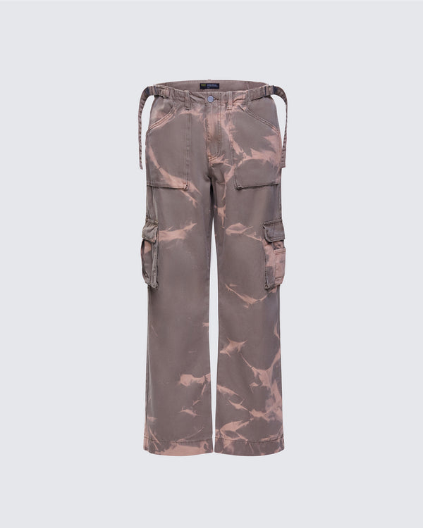 finesse Oihana Brown Twill Cargo Pant