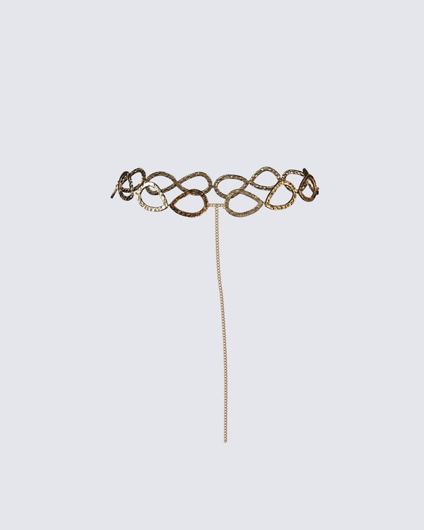 Finesse Orla Gold Chain Belt