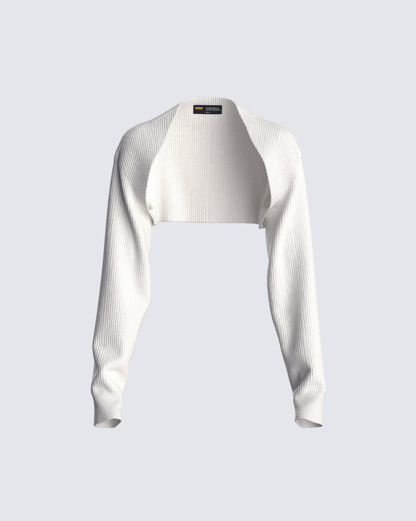 finesse Penny Knit Shrug