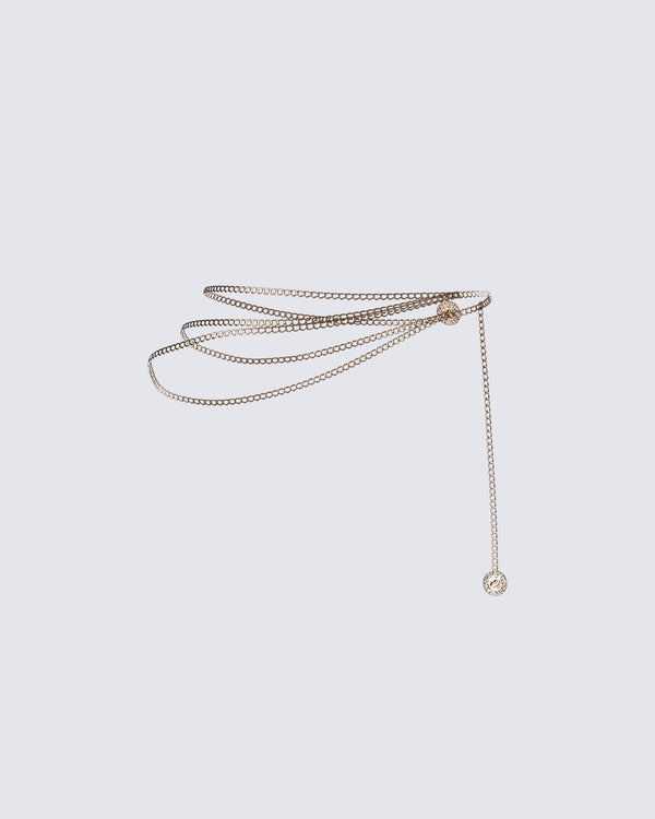 Finesse Pippa Gold Chain Belt