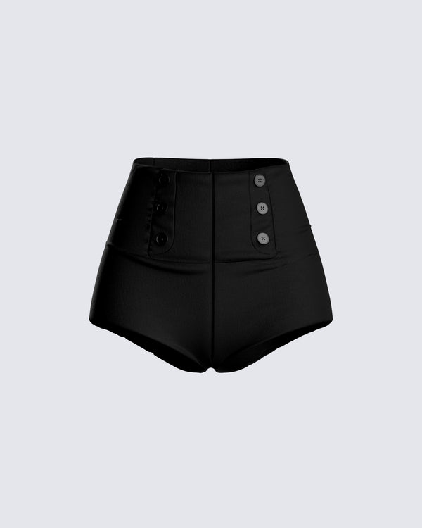 finesse Rae Black Sailor Short