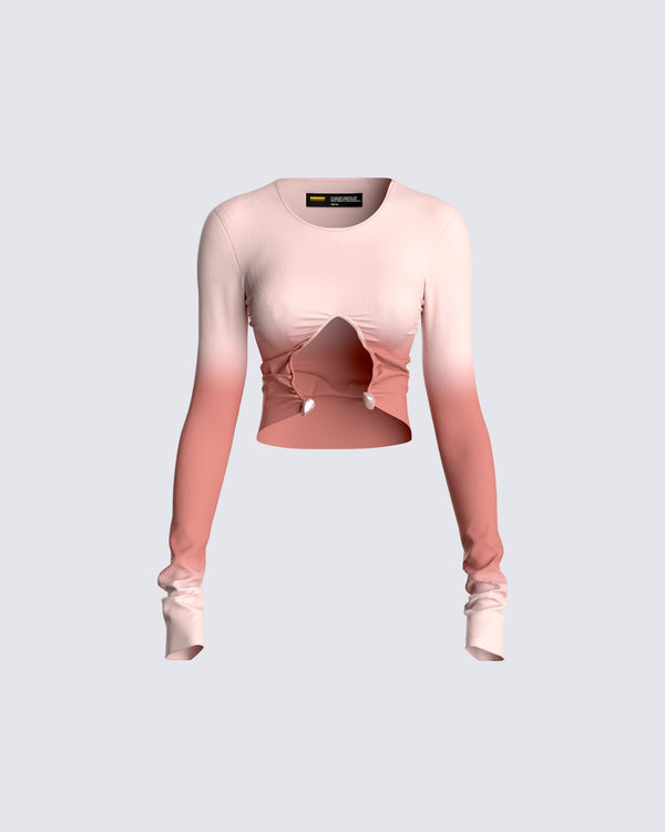 finesse Raine Tie Dye Long Sleeve Top