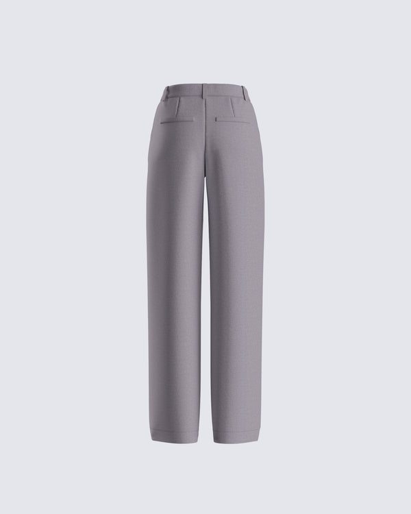 Finesse Reese Grey Tailored Pants