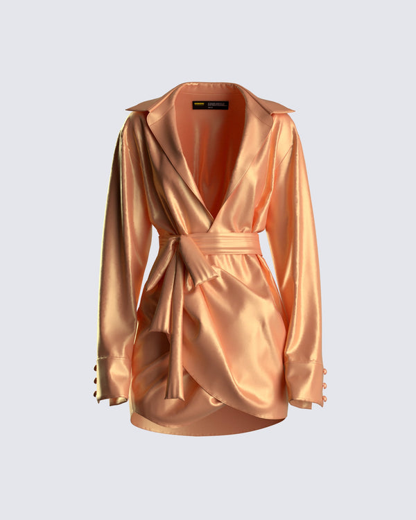 finesse Remi Wrap Shirt Dress