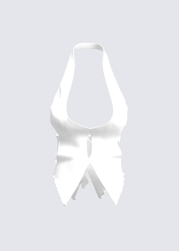 finesse Ricki Tie Back Top