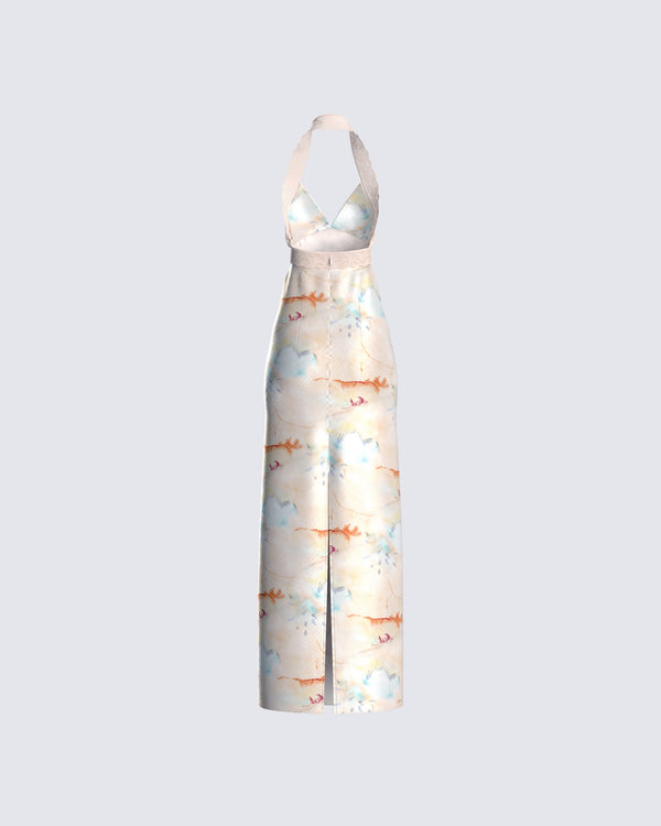 Finesse Sandy Tie Dye Print Dress