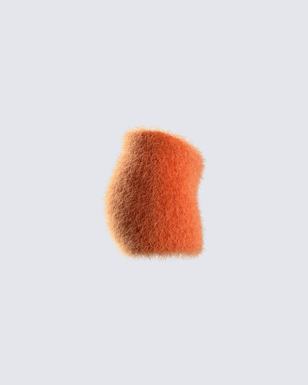 Finesse Sierra Orange Fuzzy Skirt