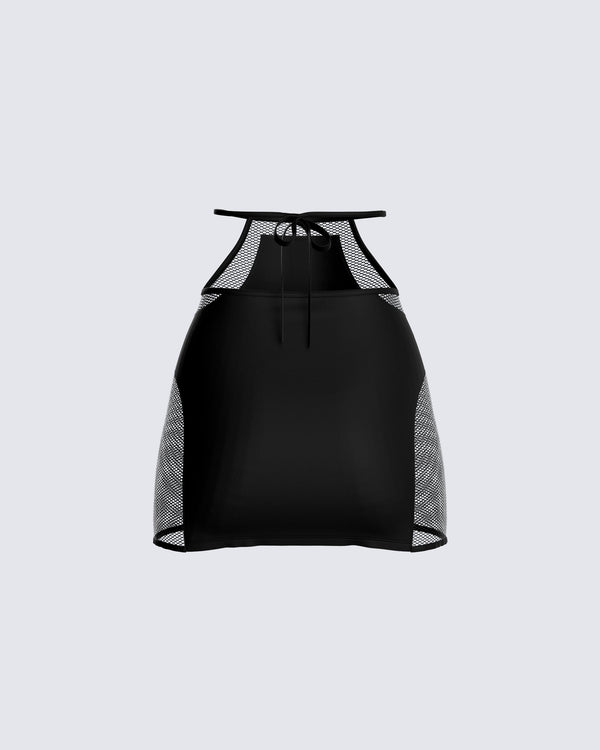 Finesse Silas Black Mini Skirt