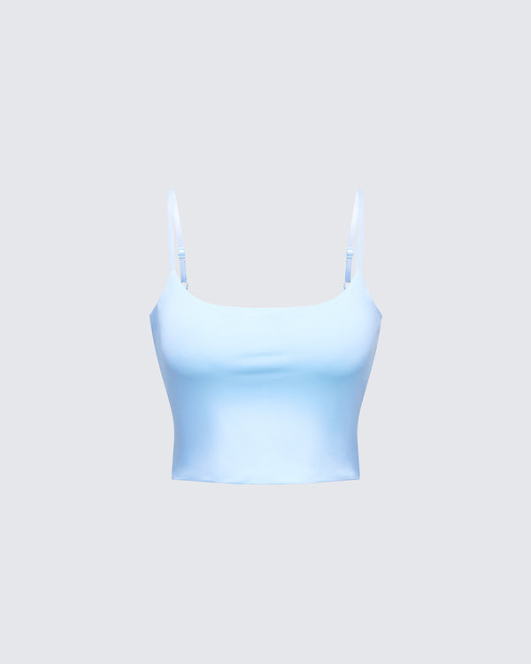 finesse Soleia Blue Cami Top