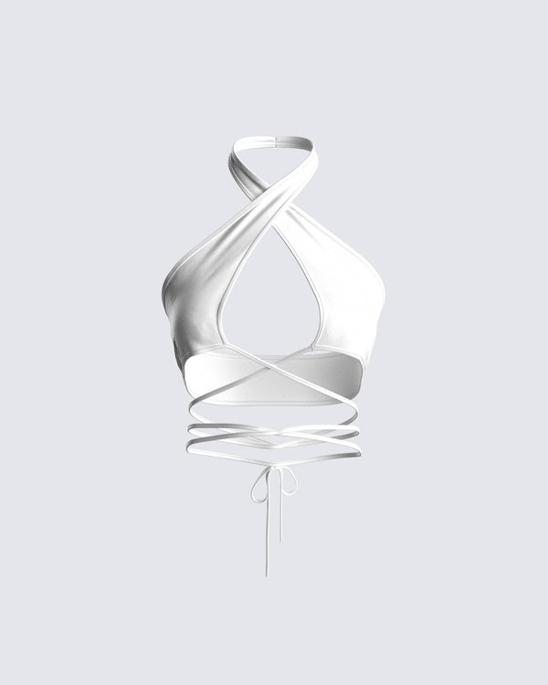 Finesse Sweetie Criss Cross Top