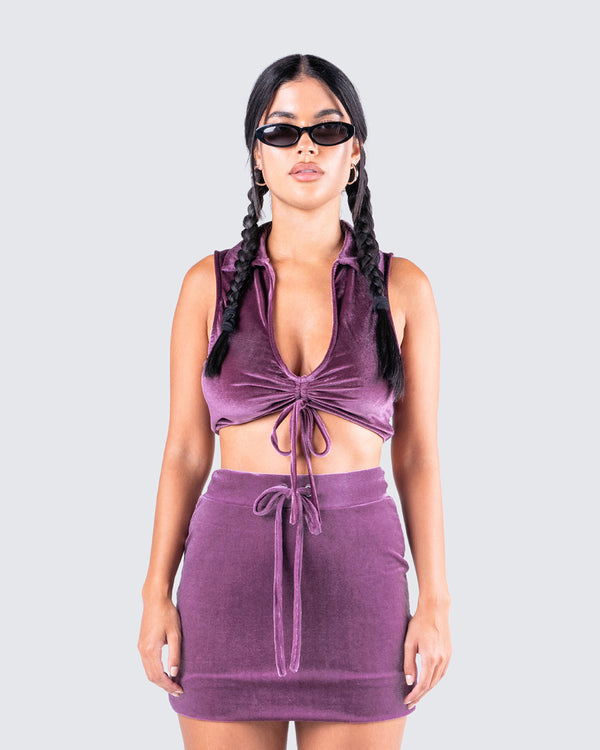 Finesse Trixie Purple Haze Top