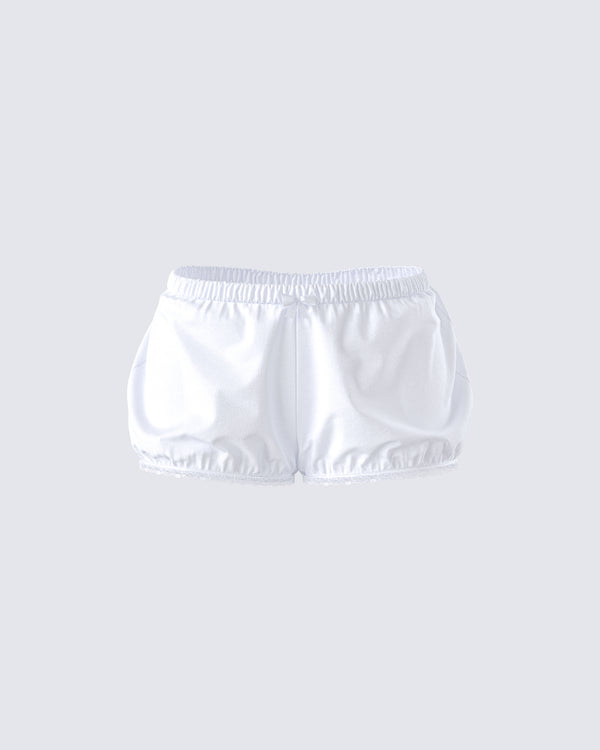 finesse Verity White Poplin Bloomer