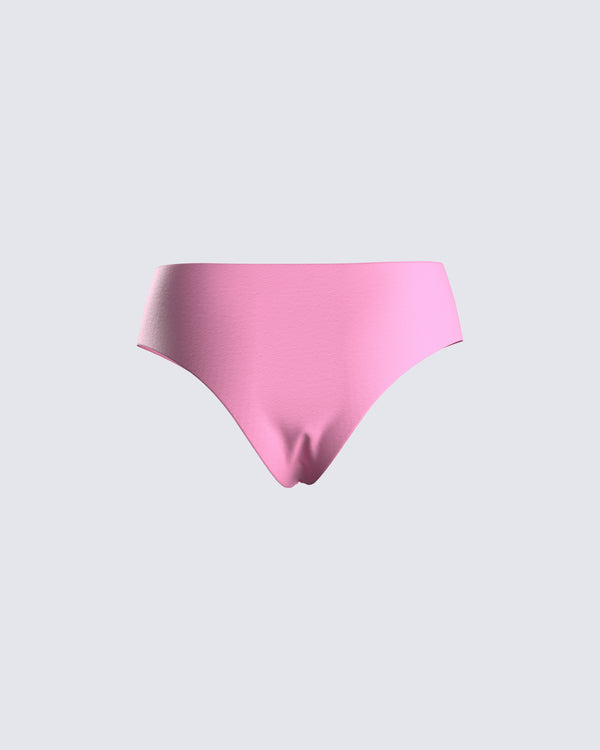 Finesse Zeal Pink Booty Short