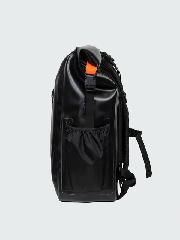 Finisterre Drift 30L Waterproof Roll Top Backpack Black