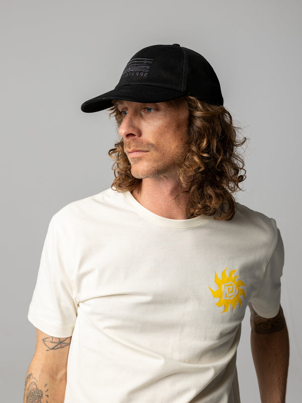 Finisterre Cape Low-Pro Trucker Cap Black