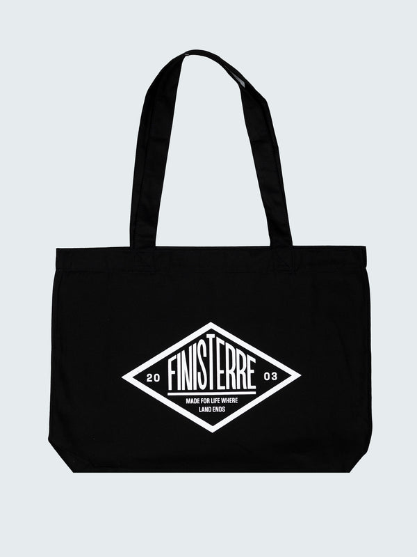 finisterre Diamond Type Tote Bag Black