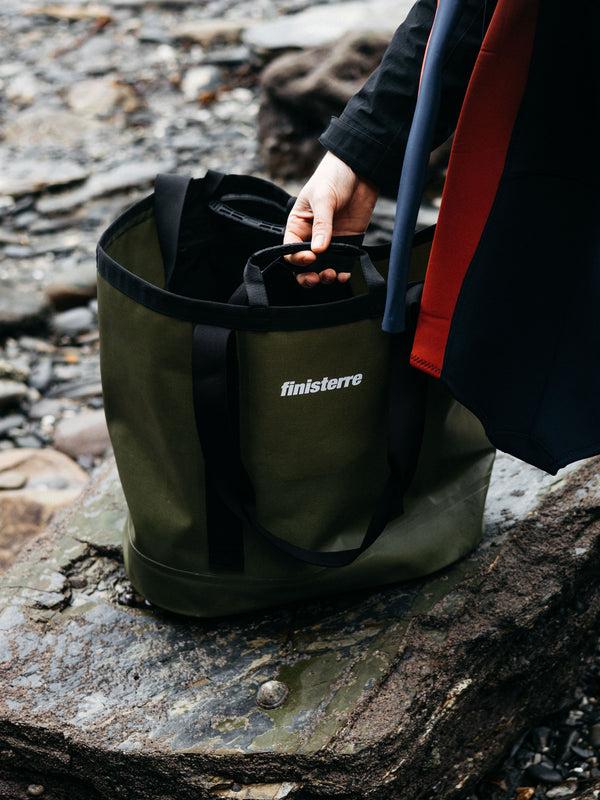 Finisterre Drift 35L Waterproof Tote Bag Olive