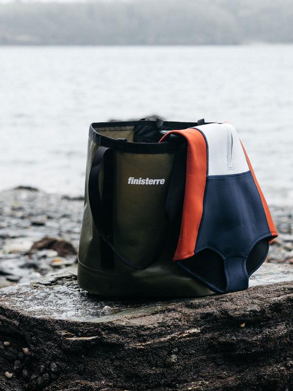 Finisterre Drift 35L Waterproof Tote Bag Olive