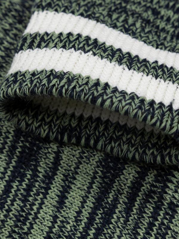 Finisterre Fenten Sock Navy/Green/Ecru