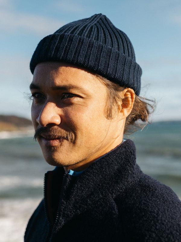 Finisterre Fisherman Beanie Navy