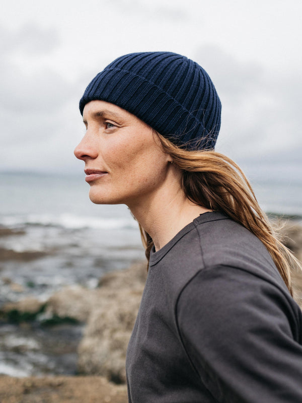 finisterre Fisherman Beanie Navy