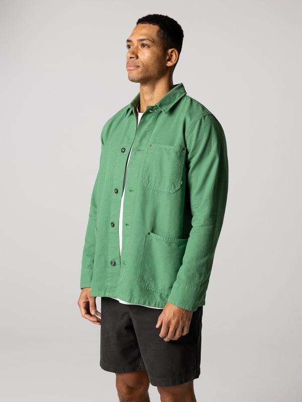 Finisterre Men's Basset Chore Jacket Samphire