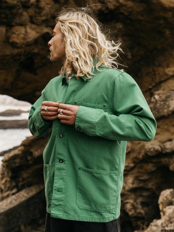 finisterre Men's Basset Chore Jacket Samphire