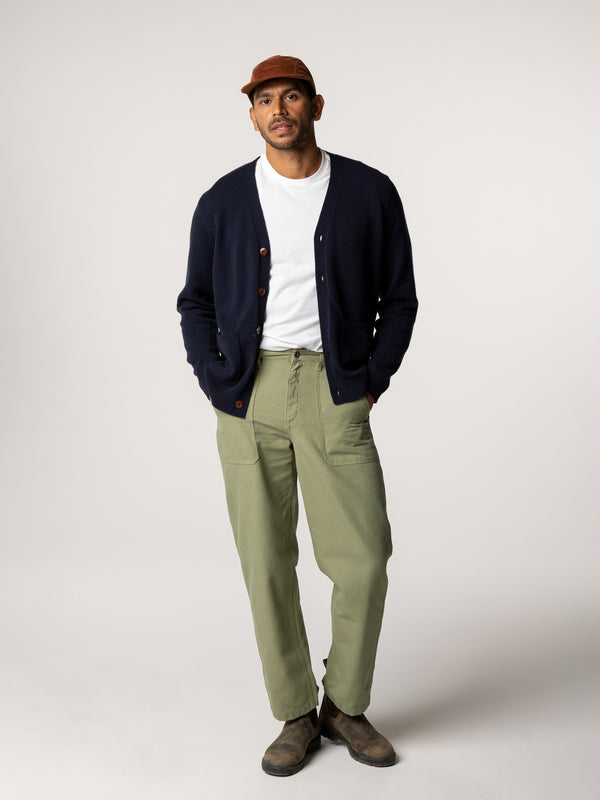 Finisterre Men's Basset Utility Trouser Bayleaf