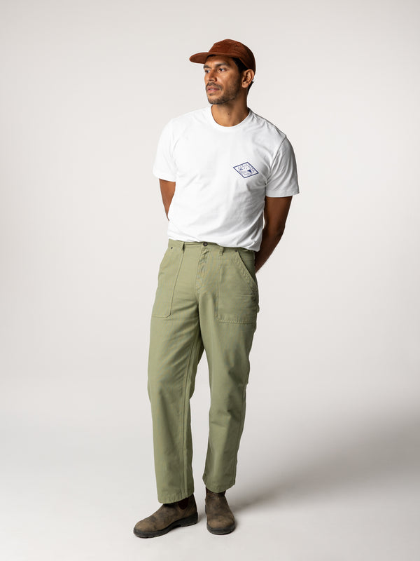 Finisterre Men's Basset Utility Trouser Bayleaf