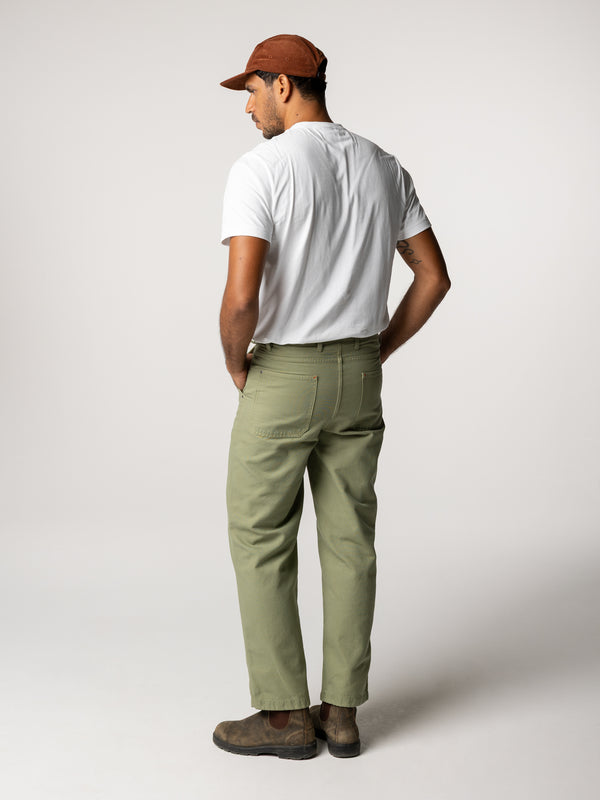 Finisterre Men's Basset Utility Trouser Bayleaf