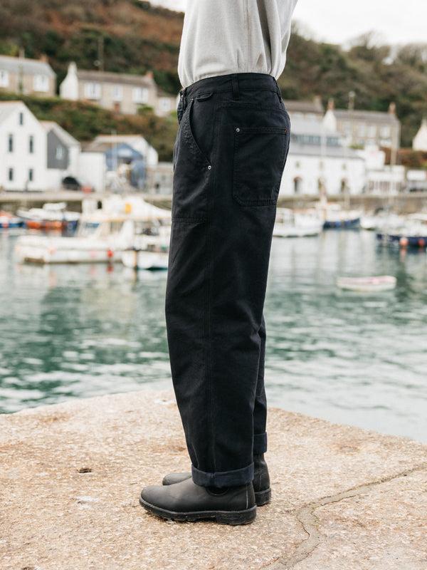 Finisterre Men's Basset Utility Trouser Black
