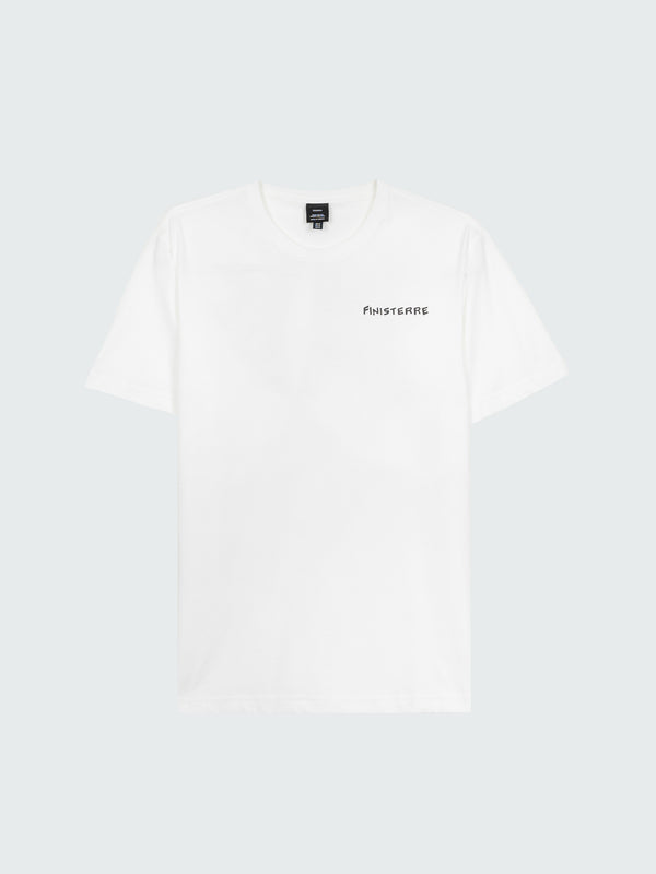 Finisterre Men's Brave Flag T-Shirt White
