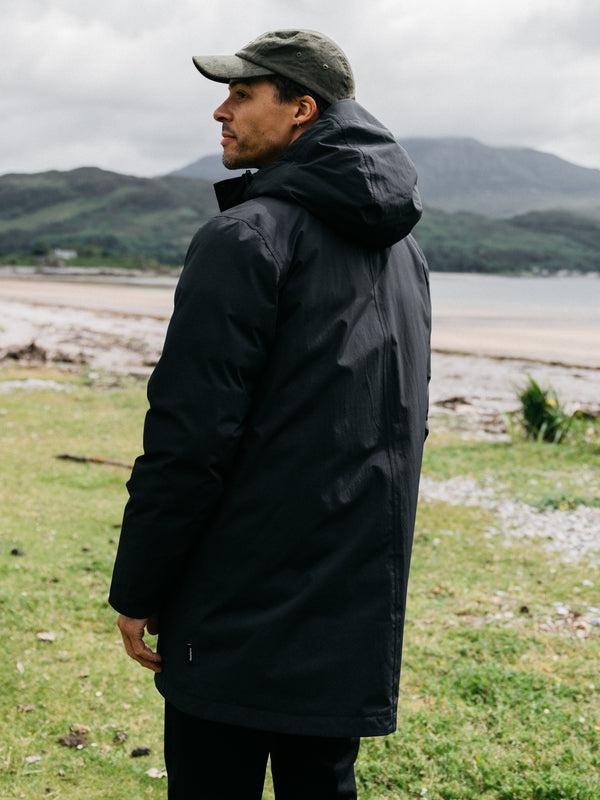 Finisterre Men's Caelus Waterproof Parka Black