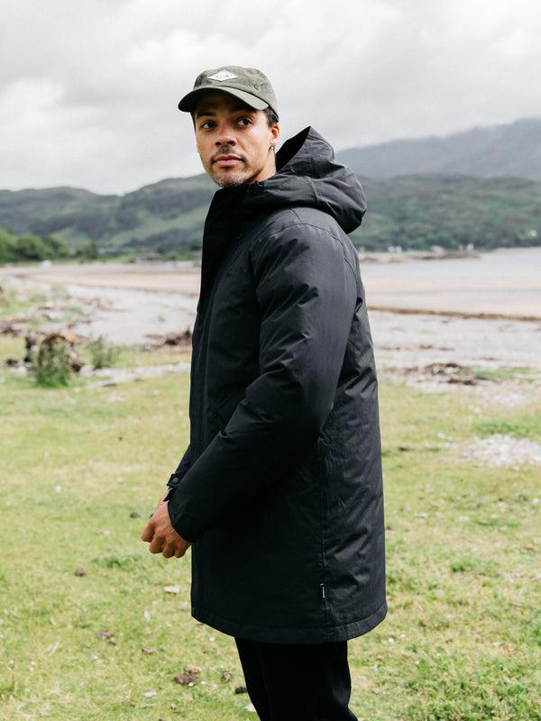 Finisterre Men's Caelus Waterproof Parka Black