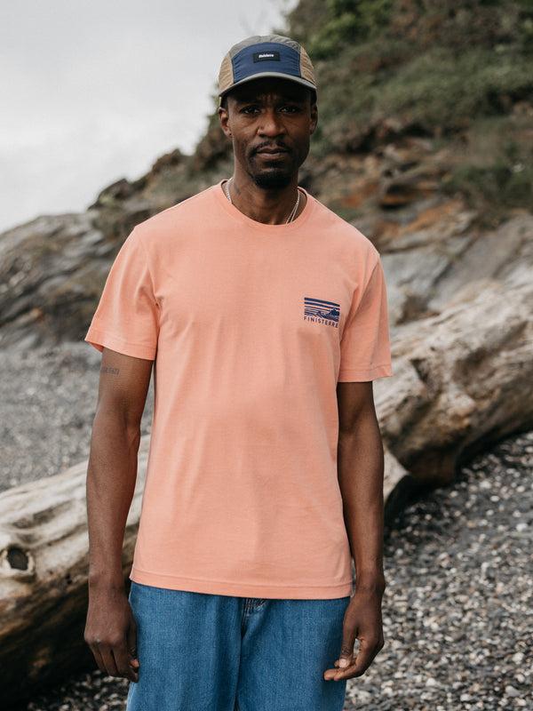 Finisterre Men's Cape T-Shirt Canyon Pink