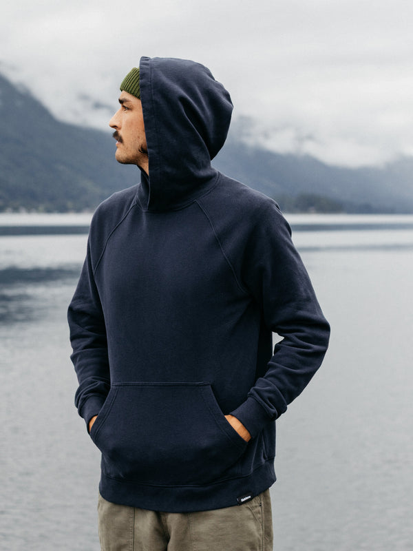 finisterre Men's Coho Hoodie Navy