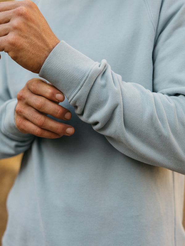 Finisterre Men's Coho Sweatshirt Blue Stone