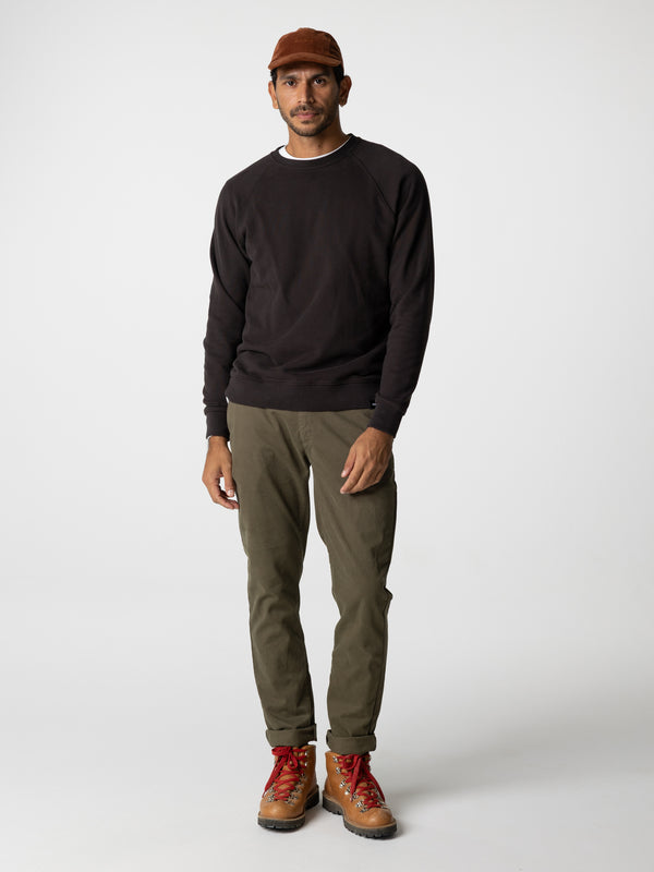 Finisterre Men's Coho Sweatshirt Burnt Umber