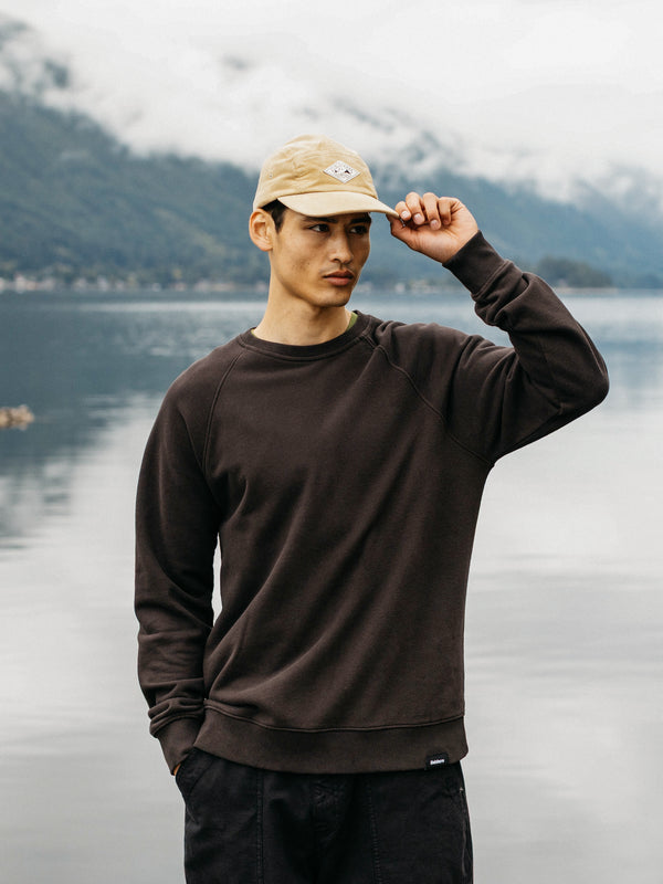 finisterre Men's Coho Sweatshirt Burnt Umber