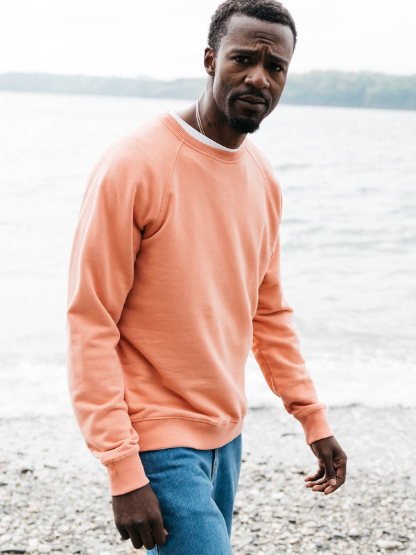 finisterre Men's Coho Sweatshirt Canyon Pink