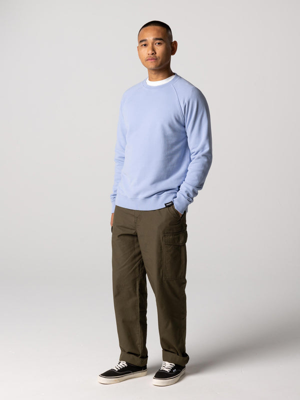 Finisterre Men's Coho Sweatshirt Heron Blue
