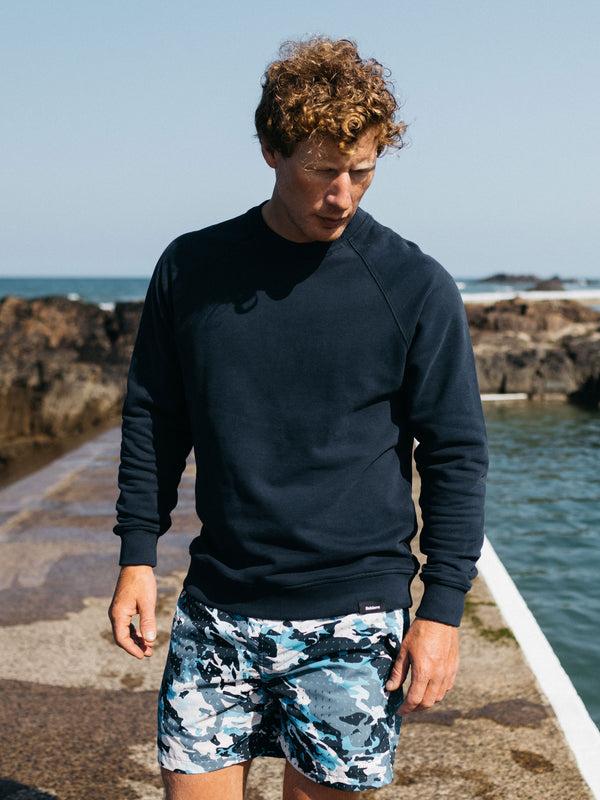 Finisterre Men's Coho Sweatshirt Navy
