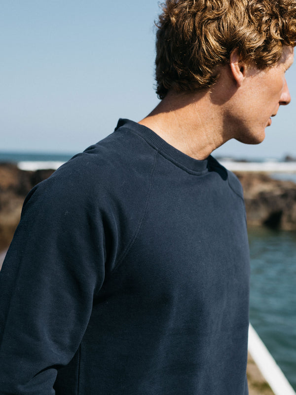 Finisterre Men's Coho Sweatshirt Navy