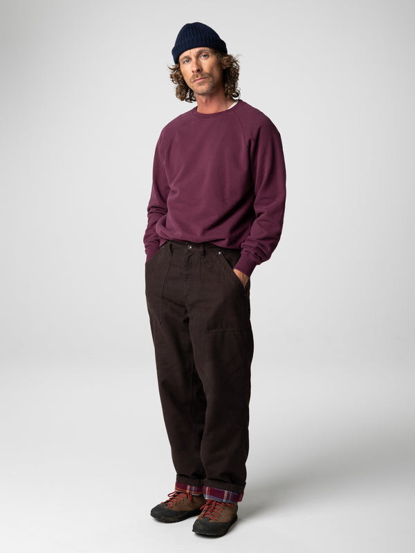 Finisterre Men's Coho Sweatshirt Plum