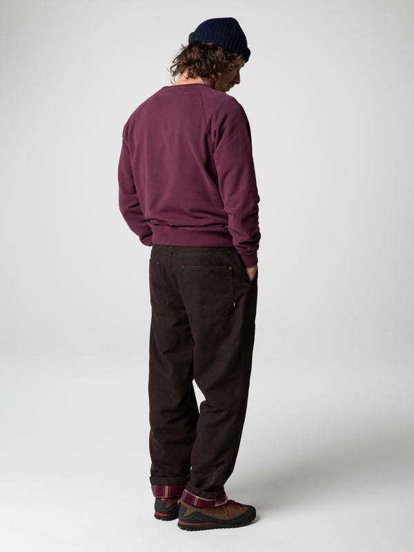 Finisterre Men's Coho Sweatshirt Plum