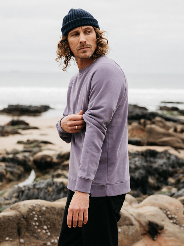 Finisterre Men's Coho Sweatshirt Violet Sky