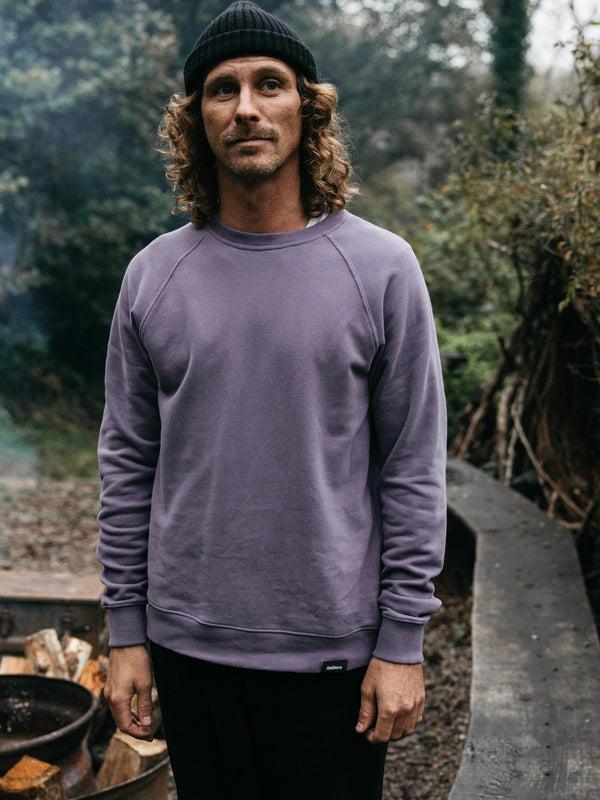 finisterre Men's Coho Sweatshirt Violet Sky