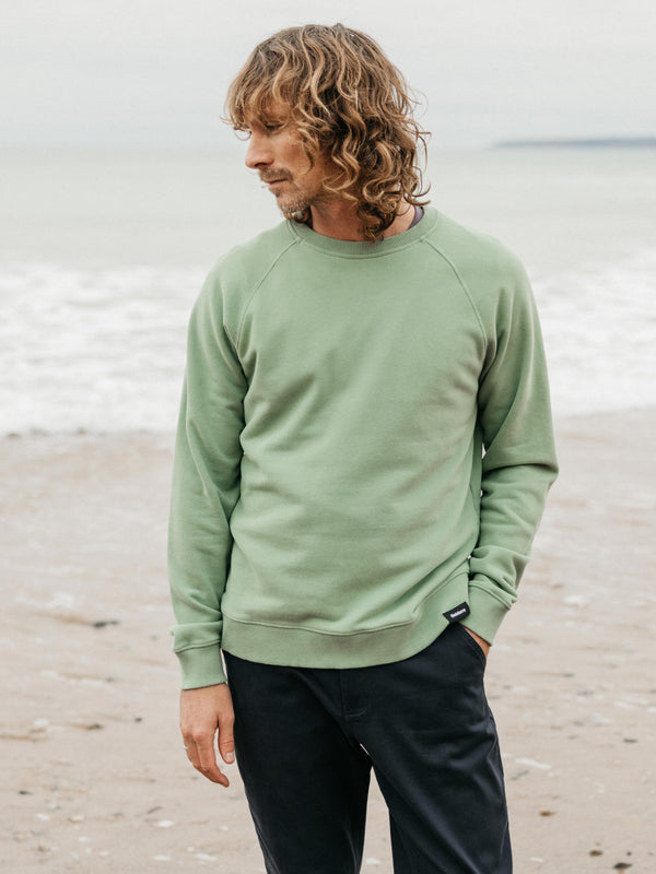 finisterre Men's Coho Sweatshirt Wild Sage