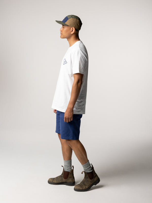 Finisterre Men's Diamond Logo T-Shirt White